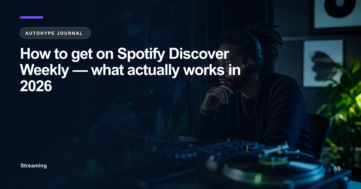How to get on Spotify Discover Weekly in 2026 — the algorithm explained